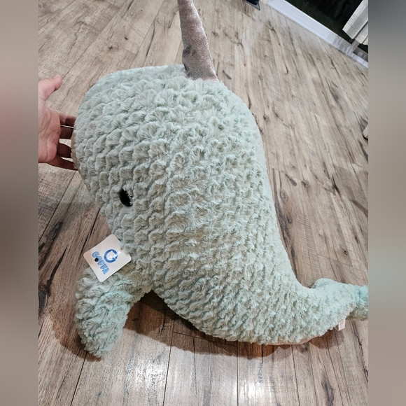 GOFFA Jumbo Narwhal Plush - Picture 3 of 5